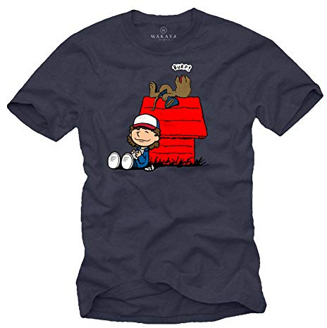 Makaya Stranger Tee Shirt Geek Humour - Dustin Dart Nougat Things - Homme