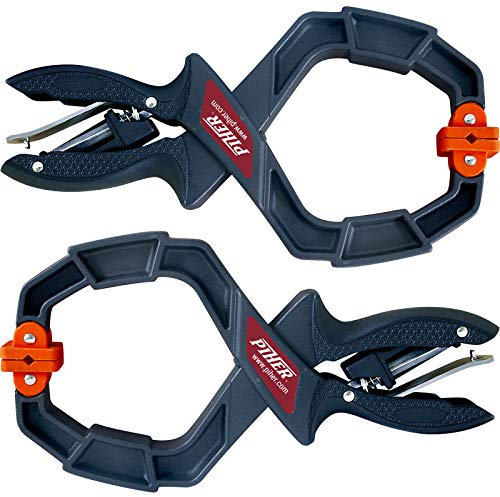 2 x Piher Spann-Zange 8,5 x 7,5 cm Einhand Schnell-Zwingen Spann Klemme Einhandzwinge