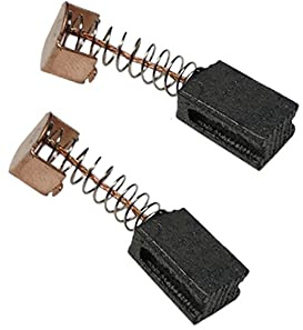 2x Motorkohlen/Kohlebürsten/Schleifkohlen/Kohlestifte 5x8x12mm für Black & Decker G720 G720K-B3 GR750K PF600-B3 Top Craft TWS 125 Winkelschleifer