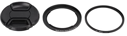 Topiky 67-mm-UV-Filter-Set, Schützender 67-mm-UV-Filter und -Filter Ering-Objektivkappen-Set Kamera-Fotografie-Ersatz, für SX40/SX50/SX60/SX70