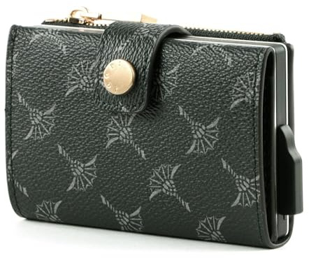 Joop! - Cortina 1.0 Kreditkartenetui mit Cornflower-Print, Frauen Wallet, modische Kartenhülle mit Schiebefunktion und Münzfach, Dunkelblau