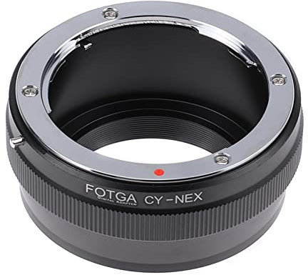 Hersmay C/Y-NEX - Anello adattatore per obiettivo Contax/Yashica adatto fotocamera per Sony E Mount NEX 7 NEX-6 NEX-5N NEX-5 NEX-C3 NEX-3 A7 I II III IV A7S A7RIII A7SIII A9 A6500 A6300 A6000 A5100