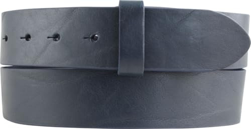 BELTINGER Wechselgürtel aus Vollrindleder mit Druckknöpfen 4 cm | Druckknopf-Gürtel für Damen Herren 40mm | Leder-Gürtel ohne Schnalle 4cm
