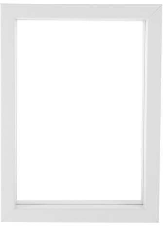 Amosfun Double-Sided Glass Frame 14x19cm – Floating Pressed Flower Display with Embossed Edges, Clear Specimen Holder for Dried Botanicals, Wall Art for Living Room, Craft Gift for Enthusiasts