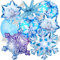 18 Globos Grandes De Papel De Aluminio De Copo De Nieve, Grandes Copos Nieve Globos,Globos De Estrella,Globos De Papel De Aluminio Globos De Fiesta,Globos Explosion Globos De Cumpleaños