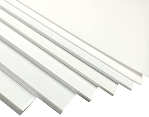 IBOWZ ABS-Kunststoffplatten ABS-Kunststoffplatten, weiße, Flexible Kunststoffplatten, 30 x 50 cm, zur Herstellung von Schalttafeln, Schubladenteilern, 300 x 500 x 0,5 mm
