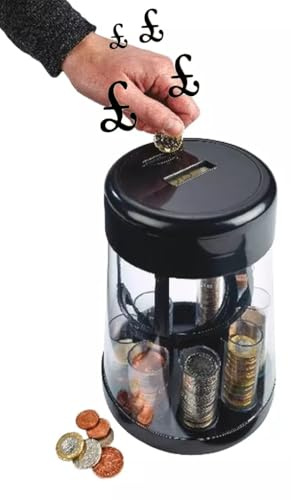 Compteur de pièces numérique et trieur de monnaie en vrac Tirelire avec écran LCD