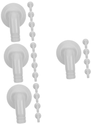 Gadpiparty Lot De 4 Tuyaux De Vidange Pour Climatiseur Adaptateur Pour Tuyau De Climatisation Évacuation Des Condensats 5 Pièces X 4