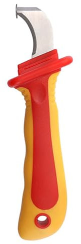 Dismantling Knifes 1000V Insulated Anti Magnetic Cable Sheath Stripping Knifes, Cable Knifes Stripping Tool for Electrician, Insulation Electrician Knifes Anti Magnetic Fast Strip