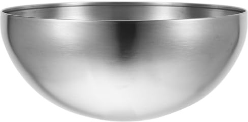 GARVALON Tazón de ramen de acero inoxidable grande y versátil ensaladera para fideos, ensaladas, sopas y platos a la parrilla, fácil de limpiar, adecuado para interiores y exteriores