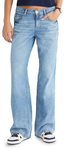 Low-Rise Baggy Wide-Leg Jean, Light WASH, 12R