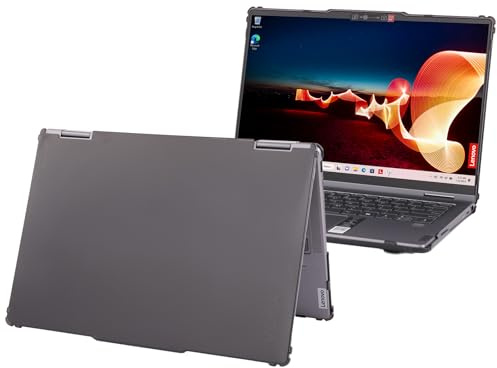 mCover case ONLY Compatible for 2023-2025 14 Lenovo Yoga 7 14IRL8 | 14IML9 | 14AHP9 Series 2-in-1 Windows Notebook Computers (NOT Fitting Any Other Models)- Black