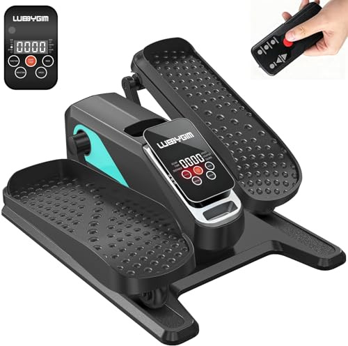 Under Desk Elliptical Machine – Electric Seated Pedal Exerciser for Seniors, Quiet with Smart Remote, 12-Speed Manual/Auto Modes, LCD Display, Bidirectional Motion, Easy to Store, Home/Office Workouts