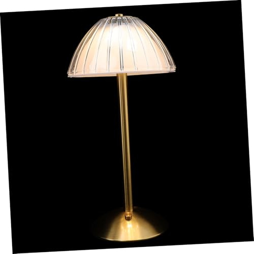 DECOMELODY Lámpara de Mesa Vintage con Sensor Táctil LED Recargable y Regulable para Salón y Dormitorio