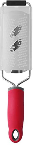 Yizisecce Professional Cheese Grater, per zester in acciaio inossidabile, manico ergonomico non slip, griglia efficiente per verdure al cioccolato al limone, utensile da (Pianta doppia per scopi)
