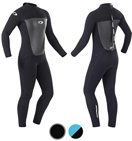 Osprey Origin Neoprenanzug Damen 5mm Lang Winter Wetsuit und Surfanzug, Schwarz, Extra groß (XL)