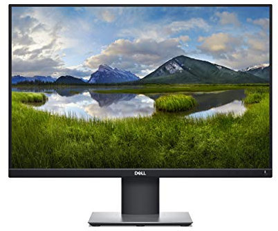 Dell P2421, 24 Zoll, Full HD 1920x1080, 60 Hz, IPS entspiegelt, 16:9, 5 ms (extrem), höhenverstellbar/neigbar/drehbar, VESA, DisplayPort, HDMI, VGA, DVI, 3 Jahre Austauschservice, schwarz/silber