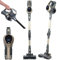 Beldray BEL01727TTVDE Titanium Smartflex Akkustaubsauger – Multizyklon-1-Liter-Stabstaubsauger, Flexi-Scharnier, LED-Digitalanzeige, Batteriestandsanzeige, intelligenter Verstopfungssensor