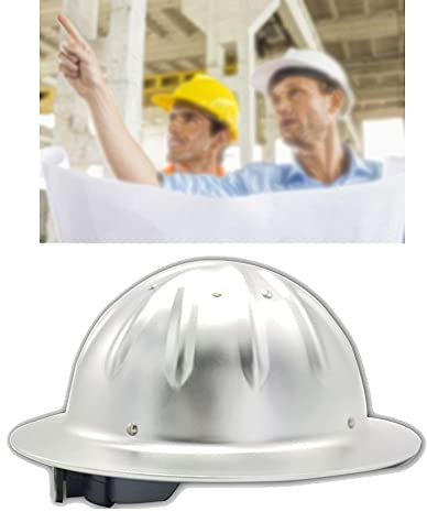 Schutzhelm, Aluminiumhelm, Verstellbarer Schutzhelm, Bauhelm, Vollrand-Design, Top-Verstärkung, Schutzhelme, hochfeste Schlagfestigkeit