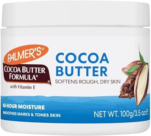 Palmer's Nourishing Cocoa Butter Formula For Rough, Dry Skin - Silky Smooth Skin - Say Goodbye to Dryness 100g (With Cosmetic Spatula)