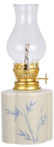 PRETYZOOM Flammenlose Öllampe Stumpenkerzen Handgefertigte Petroleumlampe Für Innenräume Led-öllampe Mit Paraffin-ölkerzen Klassische Öllampen-Laterne Für Tisch Und Gartenbeleuchtung