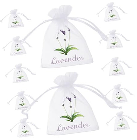 ERINGOGO 50stücke Leere Lavendelsäckchen Mit Kordelzug Kleine Netzbeutel Für Getrocknete Blumen Und Gewürze Zur Aufbewahrung Im Schrank Oder Auto Hellviolette Stoffbeutel Zum Organisieren