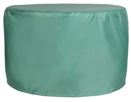 Heavy Duty Round Patio Furniture Covers, Waterproof Circular Table Cover, All-Weather Outdoor Dining Set Protector, Elastic Hem Bistro Garden Furniture Cover