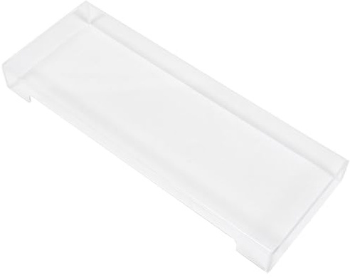 Genérico Cubierta Protectora de Teclado Acrílico Transparente para Teclado Mecánico Tamaño Mediano Ancho 475x175x48 Mm Antigatos Resistente al Agua para Uso en Oficina y Hogar Diseño