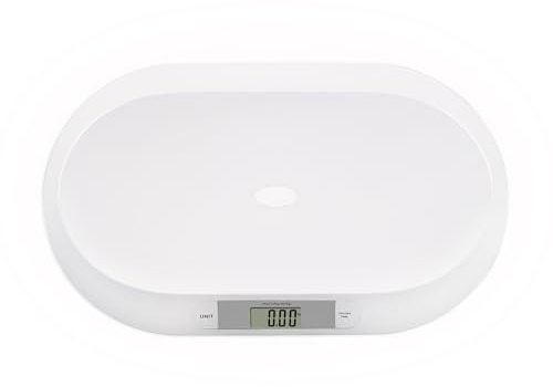 Generic Bilancia per Neonati Digitale Sensori Ad Alta Precisione Facile da Usare per Neonati Bilancia per con Funzione di Blocco Automatico Max 44 Libbre per il Monitoraggio della Crescita del Bambino