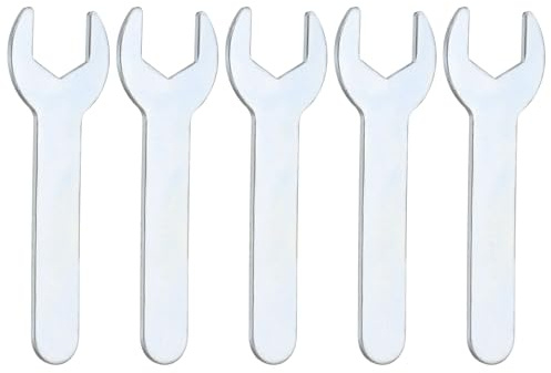 QUARKZMAN 5 Pezzi Chiave A Bocca Fissa Sottile 14mm Metrica 70mm Lunghezza | 1.5mm Spessore, Per Riparazione Auto Montaggio Mobili, Chiave A Boccale Singola, Leggera A Forma Di U