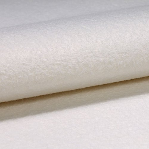 Stoff am Stück Meterware Tischschoner weiß 150 cm Tischdeckenunterlage rutschfest wasserfest