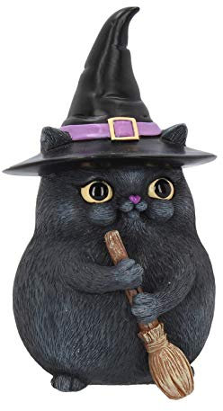 Nemesis Now - Figura de Resina de Gato Negro de la Suerte de 16 cm