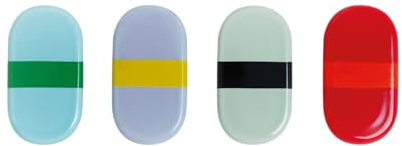 REMEMBER Porzellandosen TINY 4er-Set - B 9 x T 4,9 x H 3,8 cm - Moderne Aufbewahrung