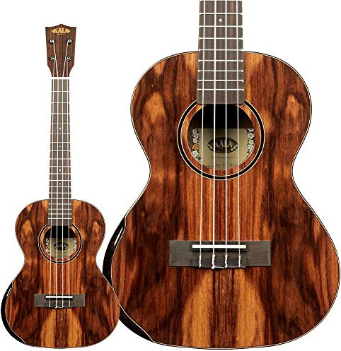 KALA KA-PX-MACA-T - Premier Exotic Macawood Tenor Ukulele, with Bag (UB-T)