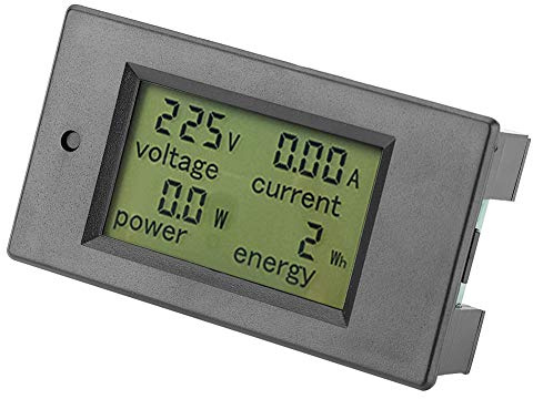 Amperímetro digital Voltímetro Multímetro 100A CA 80 ~ 260V Pantalla LCD Medidor de potencia de voltaje actual - Panel de monitor de kWh Watt