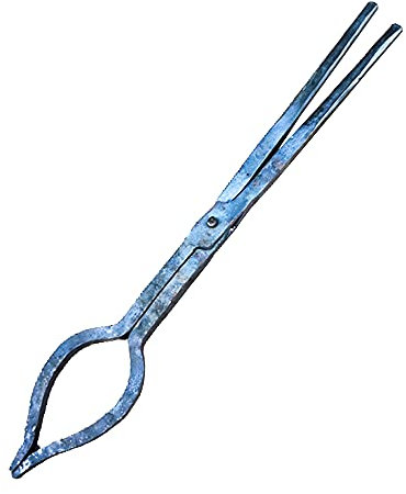Tenaza de forja Pinza de herrero 500 mm 1.2 kg Tenaza de forja de tornillo de banco de yunque para la fabricación de cuchillos Tenaza de forja para Engineer Blacksmith Forge