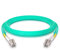 10Gtek [x10 pcs] OM3 LC a LC Cavo Fibra Ottica 0.5-Meter, 50/125 Multimodale Duplex LSZH Fiber Optic Patch Cord per SFP, 10G SFP+, Media Converter