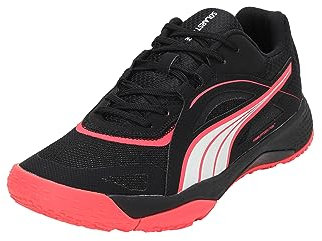 PUMA Unisex Solarstrike Ii Indoor-Pumps, Puma Black Fire Orchid Puma White, 45 EU