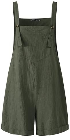 MINTLIMIT Women Overalls Baggy Adjustable Strap Sleeveless Rompers Shorts Jumpsuit Playsuit