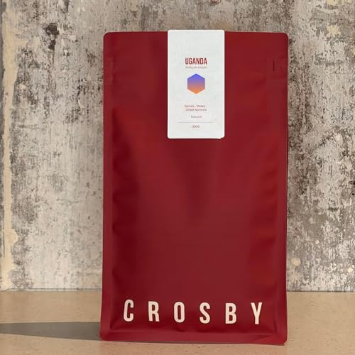 Crosby Coffee Roasters Uganda African Moon, Single Origin, 100% Arabica Speciality Coffee - Medium Roast, Whole Bean, 500g