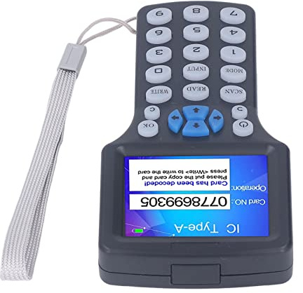 Lector de Tarjetas NFC RFID Negro con Llavero UID HD 2,8 Pulgadas Pantalla a Todo Color Copiadora Escritor Duplicador para Linux