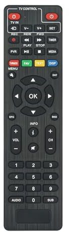 ALLIMITY Telecomando Compatibile con MAJESTIC TIVUSAT I-Can S490 S-490 SAT270 SAT440 DEC265