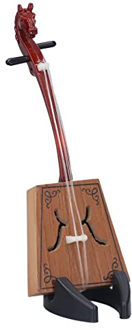 Ethnisches Miniatur-Musikinstrumentenmodell, Traditionelle Handgefertigte Matouqin mit Ständer, Bogen, Klavierbox, für Heim- und Partydekoration