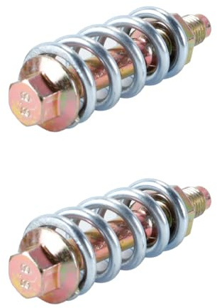 Hoite Lot De 2 Boulons Et Ressorts D'échappement En Acier Au Carbone, Bride De Système D'échappement, Collecteur, Vis Avec Écrous, Kit De Réparation Universel Pour Voitures, Camions, SUV