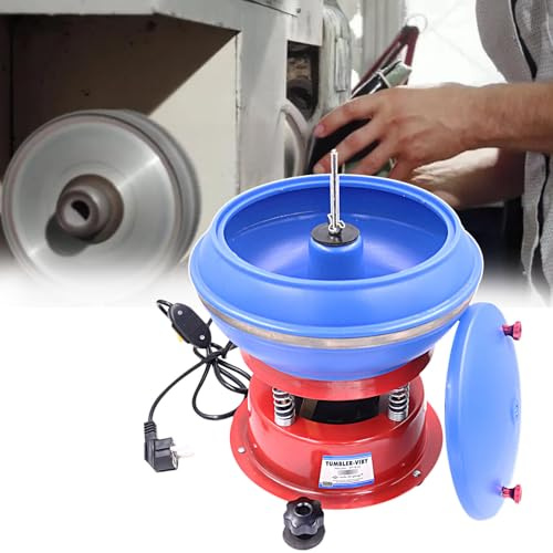 Rock Polishing Tumbler Machine, 3.5L Capacity for Dry & Wet Polishing, Ideal for Fine & Rough Stone Finishing