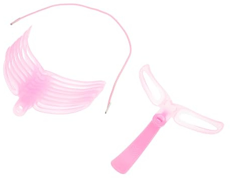 Sagome per Sopracciglia Sostituibili Rosa in Plastica, 3 Set | Sagome per Praticare 8 Forme, Coda Discendente, Accessorio Riutilizzabile Antiusura