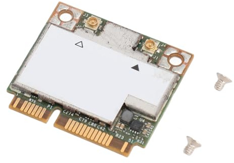 SENECESLI Tarjeta WiFi Inalámbrica, Doble Volumen 2.4 GHz 5GHz 867Mbit / S 4.0 Mini Network PCIe para Laptop