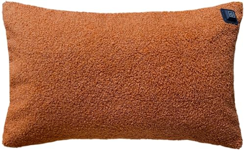Warmpi® Teddy-Heizkissen 30x50 cm – Elektrisches Infrarot-Wärmekissen mit 10.000 mAh Powerbank – Kabellos & mit Kabel nutzbar – Ergonomisches Rückenkissen & Nackenkissen – 3 Heizstufen (Braun)