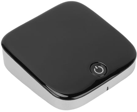 Luocute Adattatore per Aereo, Ricevitore Trasmettitore 5.0 per 2 Cuffie con Ingresso Ottico AUX da 3,5 Mm, Compatibile con TV, Volo, Palestra, Auto, Casa Stereo