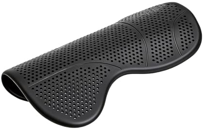kowaku Silicone Gel Saddle Pad Western Seat Pads for Horse Trail Riding | Non Slip Shock Absorbing Horse Saddle Pad, English Saddles with Breathable Holes, Riding Pad, for Dressage Show Jumping